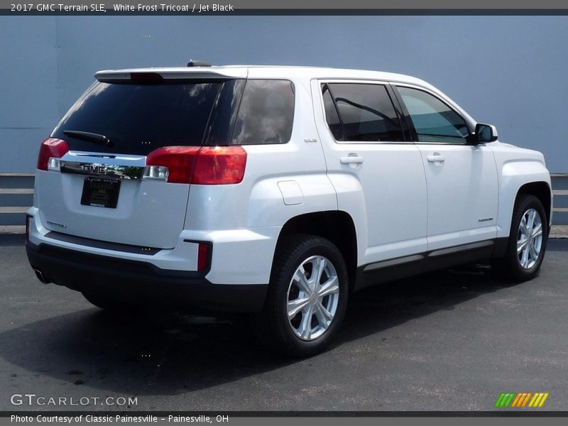White Frost Tricoat / Jet Black 2017 GMC Terrain SLE