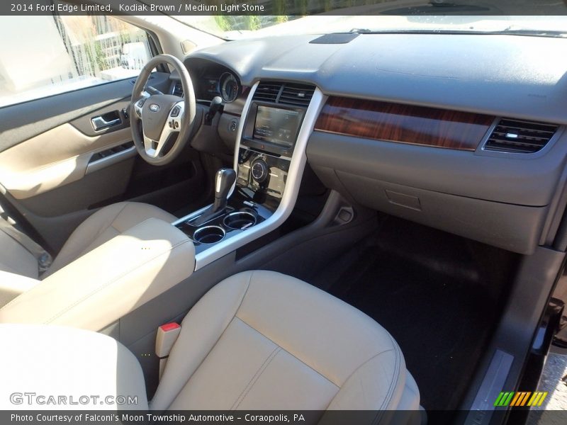 Kodiak Brown / Medium Light Stone 2014 Ford Edge Limited