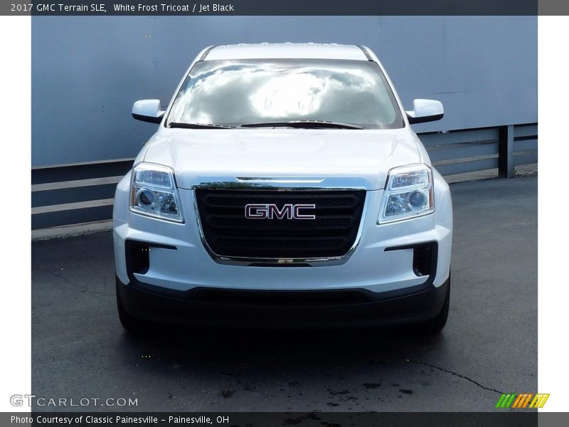 White Frost Tricoat / Jet Black 2017 GMC Terrain SLE