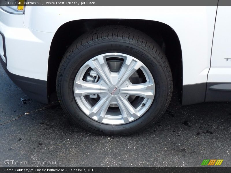 White Frost Tricoat / Jet Black 2017 GMC Terrain SLE