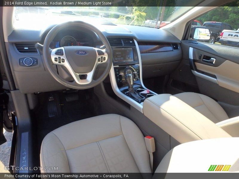 Kodiak Brown / Medium Light Stone 2014 Ford Edge Limited
