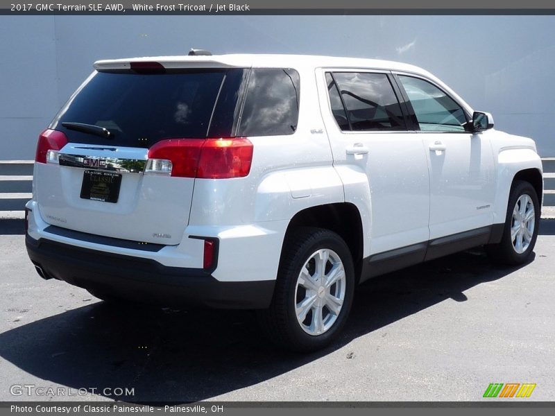 White Frost Tricoat / Jet Black 2017 GMC Terrain SLE AWD