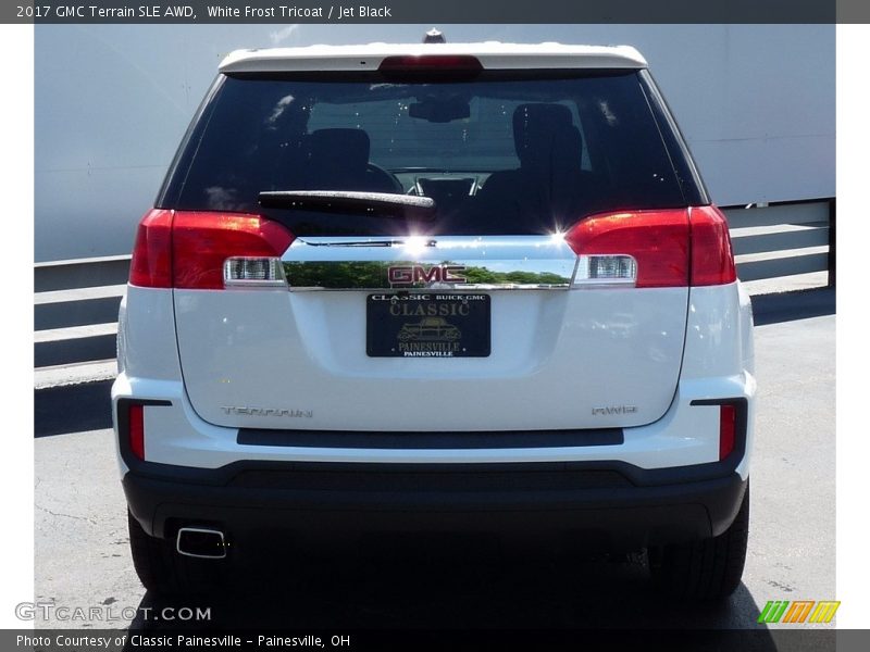 White Frost Tricoat / Jet Black 2017 GMC Terrain SLE AWD