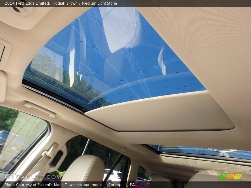 Kodiak Brown / Medium Light Stone 2014 Ford Edge Limited