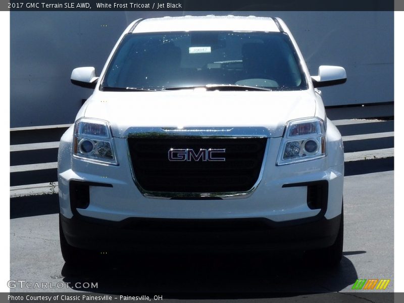 White Frost Tricoat / Jet Black 2017 GMC Terrain SLE AWD
