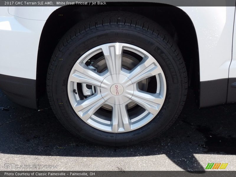 White Frost Tricoat / Jet Black 2017 GMC Terrain SLE AWD