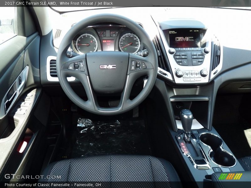 White Frost Tricoat / Jet Black 2017 GMC Terrain SLE AWD