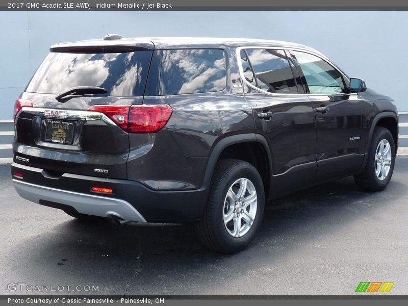 Iridium Metallic / Jet Black 2017 GMC Acadia SLE AWD
