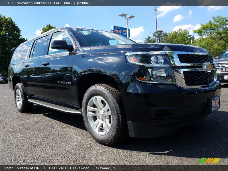 Black / Jet Black 2017 Chevrolet Suburban LT 4WD