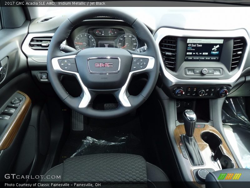 Iridium Metallic / Jet Black 2017 GMC Acadia SLE AWD