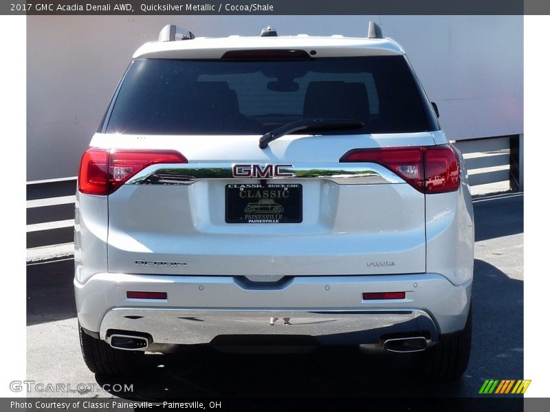 Quicksilver Metallic / Cocoa/Shale 2017 GMC Acadia Denali AWD