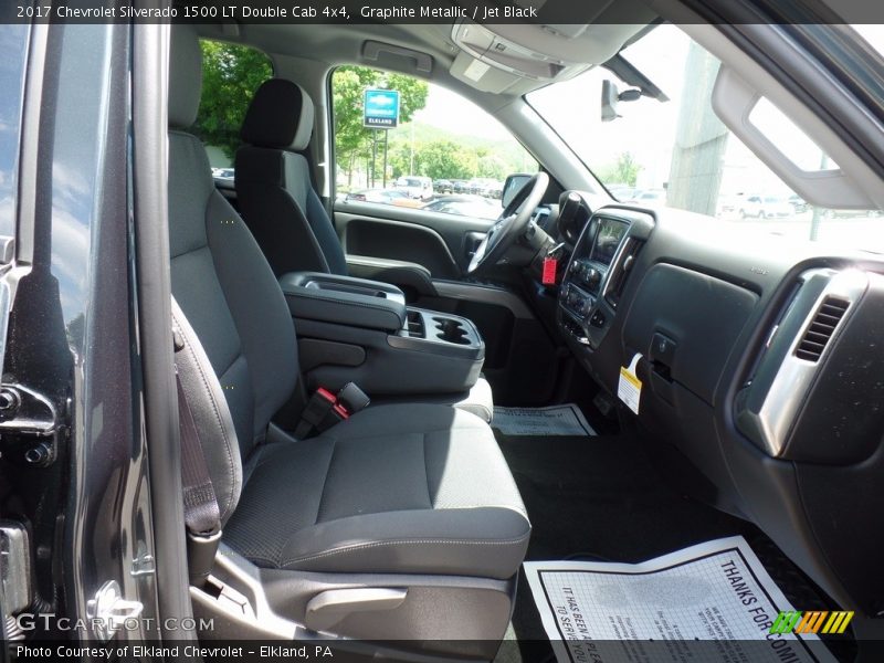 Graphite Metallic / Jet Black 2017 Chevrolet Silverado 1500 LT Double Cab 4x4