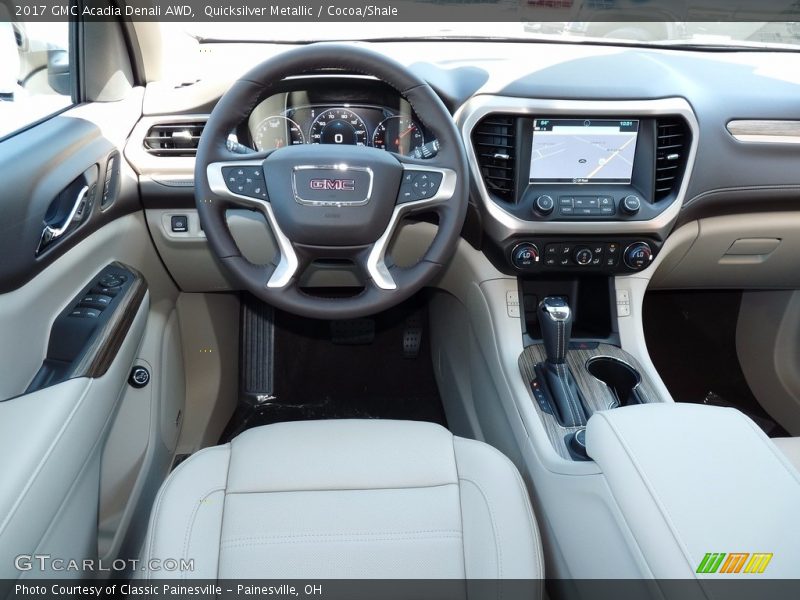 Quicksilver Metallic / Cocoa/Shale 2017 GMC Acadia Denali AWD