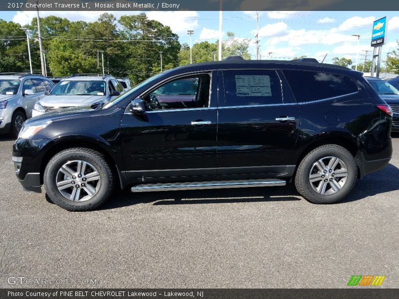 Mosaic Black Metallic / Ebony 2017 Chevrolet Traverse LT