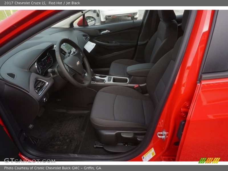 Red Hot / Jet Black 2017 Chevrolet Cruze LS