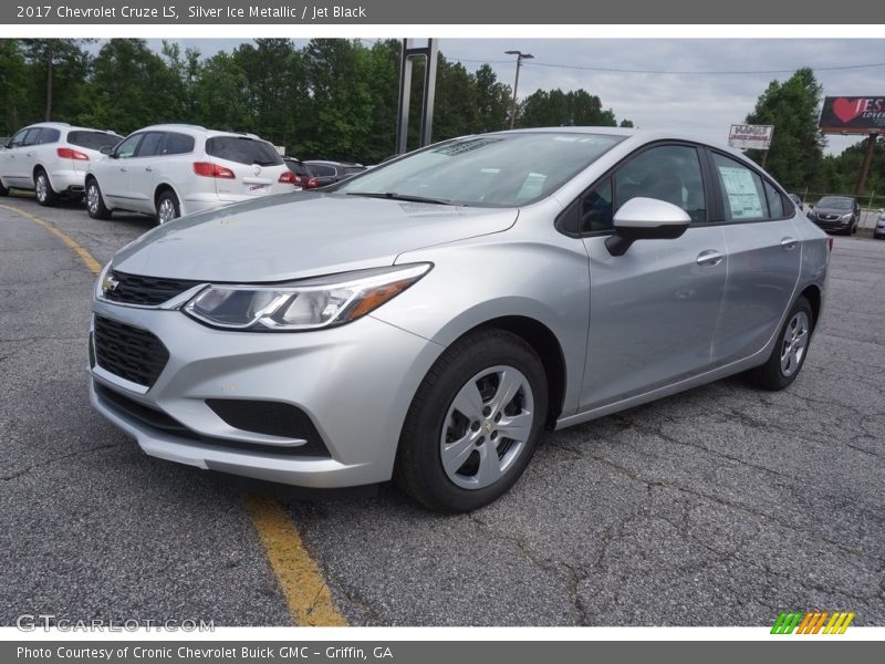 Silver Ice Metallic / Jet Black 2017 Chevrolet Cruze LS