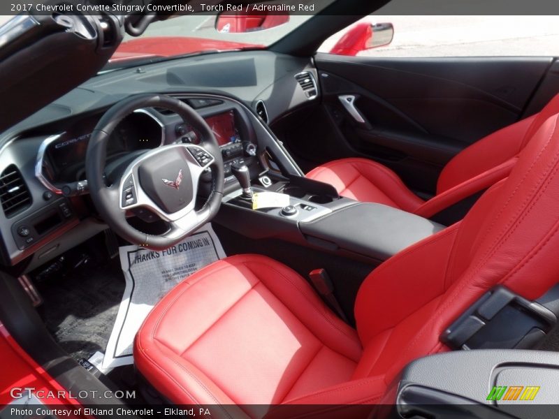 Torch Red / Adrenaline Red 2017 Chevrolet Corvette Stingray Convertible