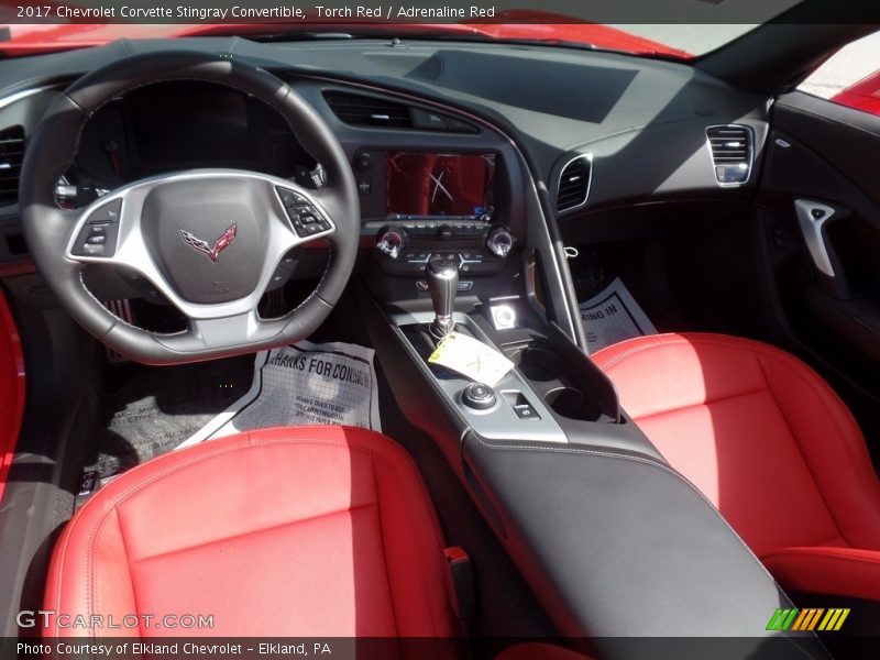 Torch Red / Adrenaline Red 2017 Chevrolet Corvette Stingray Convertible