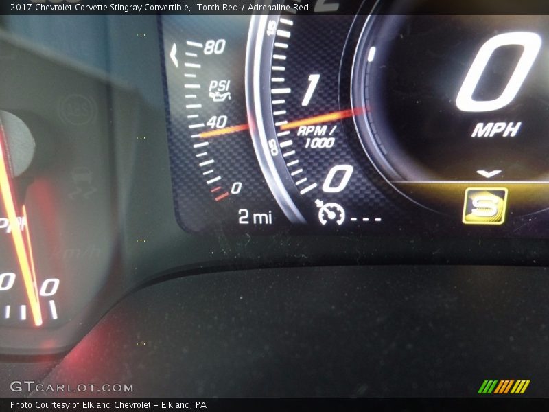 Torch Red / Adrenaline Red 2017 Chevrolet Corvette Stingray Convertible
