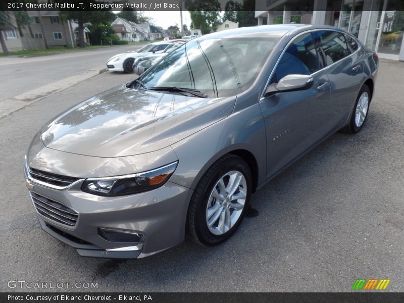 Pepperdust Metallic / Jet Black 2017 Chevrolet Malibu LT