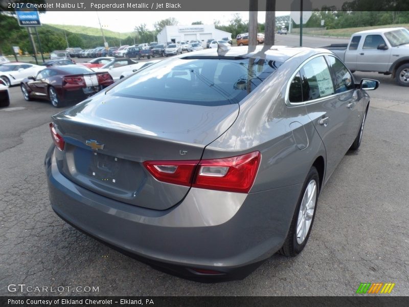 Pepperdust Metallic / Jet Black 2017 Chevrolet Malibu LT