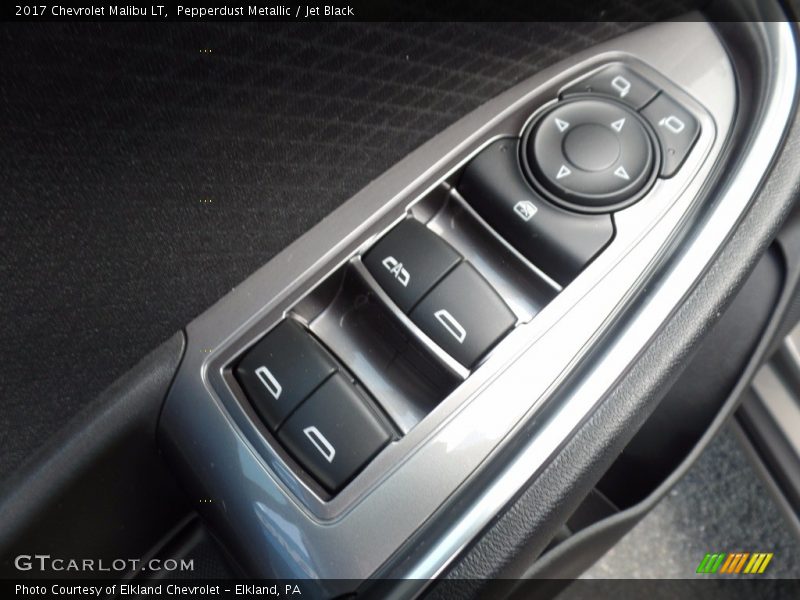 Pepperdust Metallic / Jet Black 2017 Chevrolet Malibu LT