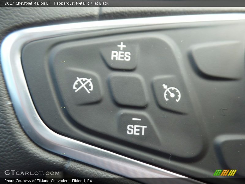 Pepperdust Metallic / Jet Black 2017 Chevrolet Malibu LT