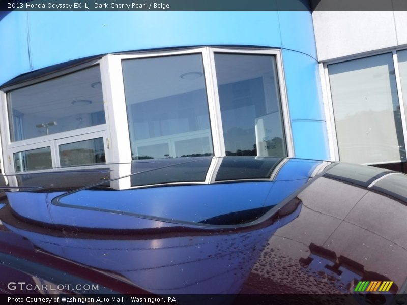 Dark Cherry Pearl / Beige 2013 Honda Odyssey EX-L