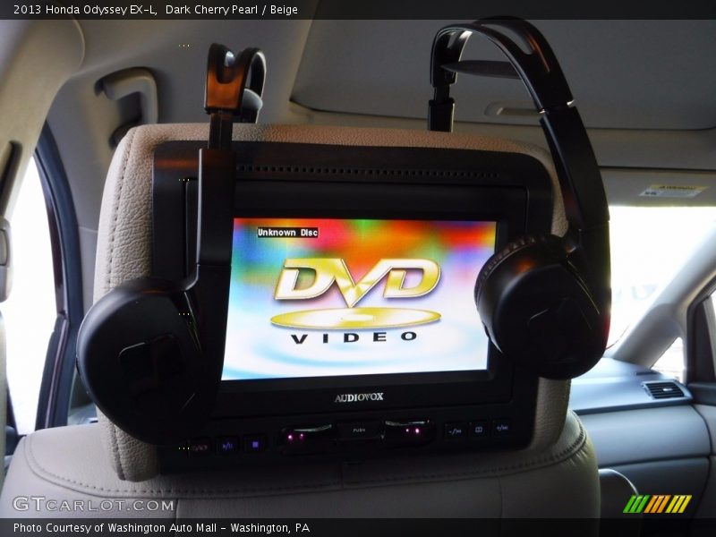 Dark Cherry Pearl / Beige 2013 Honda Odyssey EX-L