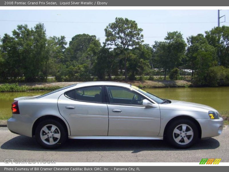Liquid Silver Metallic / Ebony 2008 Pontiac Grand Prix Sedan