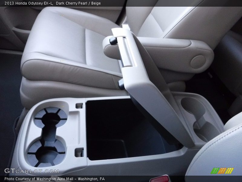 Dark Cherry Pearl / Beige 2013 Honda Odyssey EX-L