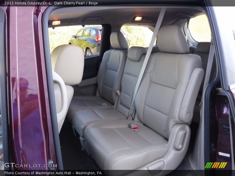 Dark Cherry Pearl / Beige 2013 Honda Odyssey EX-L