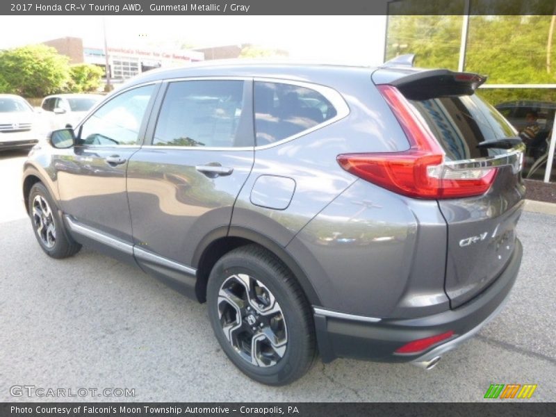 Gunmetal Metallic / Gray 2017 Honda CR-V Touring AWD