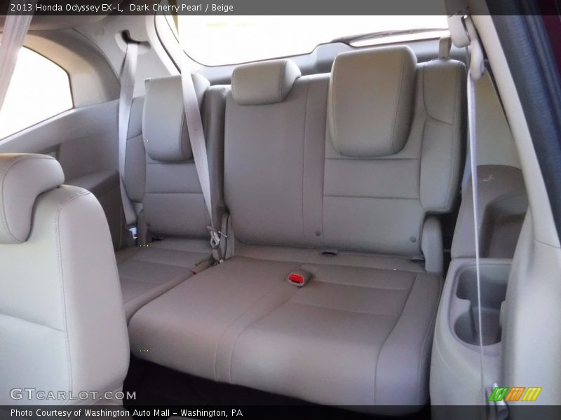 Dark Cherry Pearl / Beige 2013 Honda Odyssey EX-L