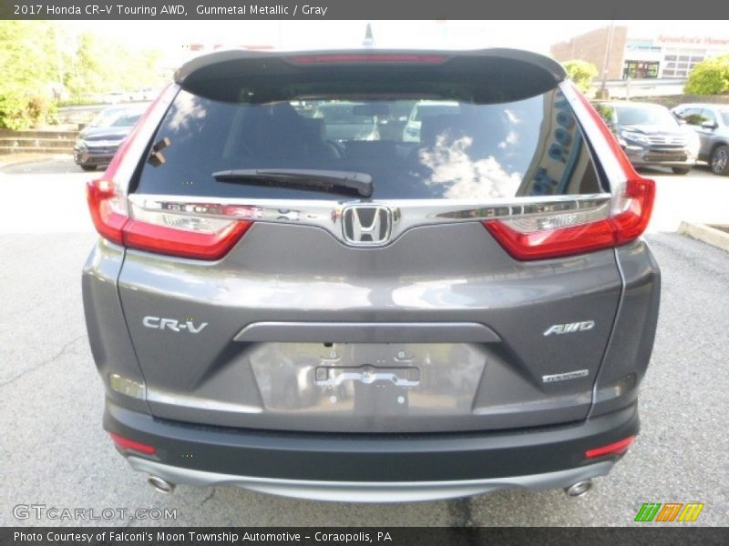 Gunmetal Metallic / Gray 2017 Honda CR-V Touring AWD