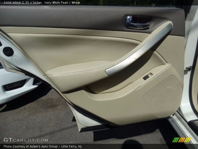 Ivory White Pearl / Wheat 2006 Infiniti G 35 x Sedan