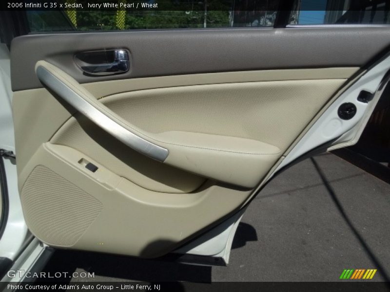 Ivory White Pearl / Wheat 2006 Infiniti G 35 x Sedan