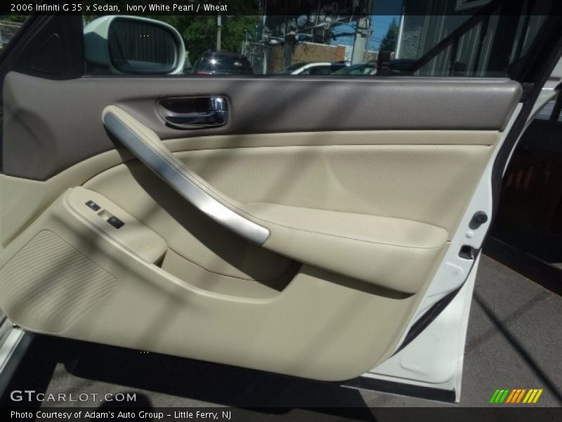 Ivory White Pearl / Wheat 2006 Infiniti G 35 x Sedan
