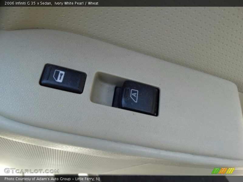 Ivory White Pearl / Wheat 2006 Infiniti G 35 x Sedan