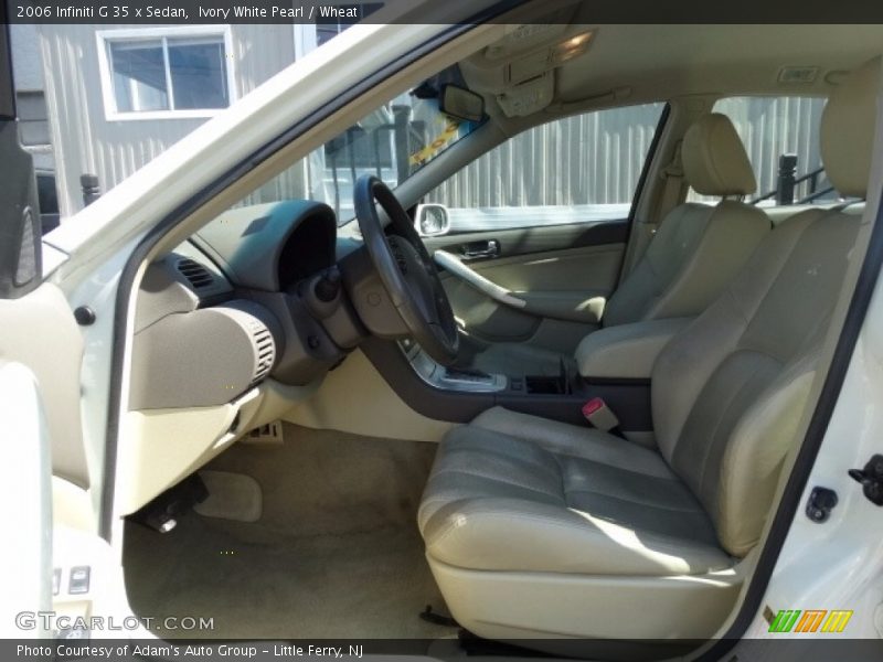 Ivory White Pearl / Wheat 2006 Infiniti G 35 x Sedan