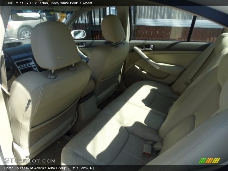 Ivory White Pearl / Wheat 2006 Infiniti G 35 x Sedan