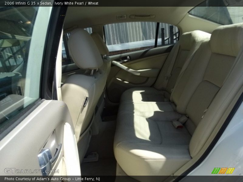 Ivory White Pearl / Wheat 2006 Infiniti G 35 x Sedan