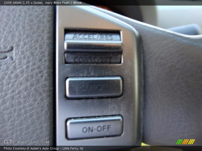 Ivory White Pearl / Wheat 2006 Infiniti G 35 x Sedan