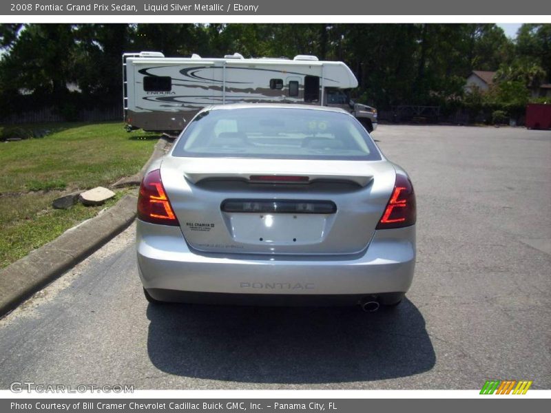 Liquid Silver Metallic / Ebony 2008 Pontiac Grand Prix Sedan