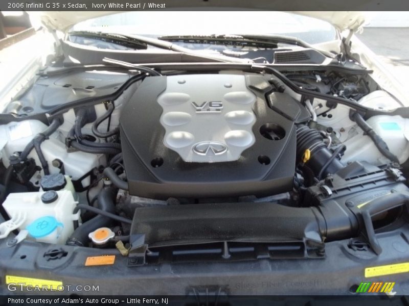 Ivory White Pearl / Wheat 2006 Infiniti G 35 x Sedan