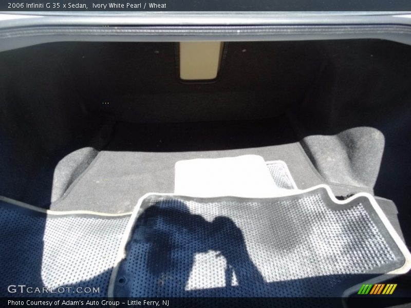 Ivory White Pearl / Wheat 2006 Infiniti G 35 x Sedan