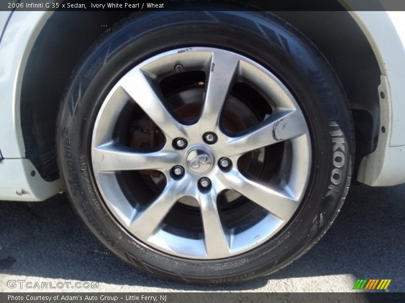 Ivory White Pearl / Wheat 2006 Infiniti G 35 x Sedan