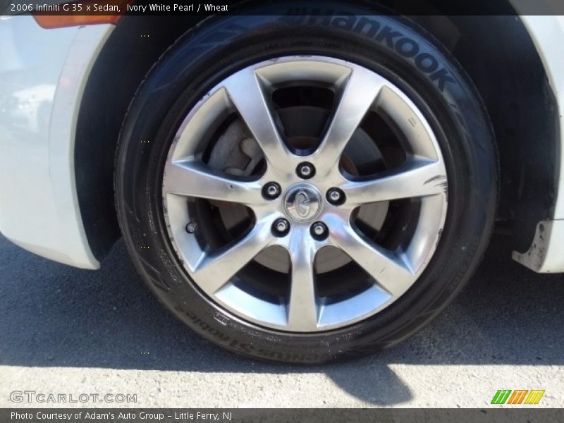Ivory White Pearl / Wheat 2006 Infiniti G 35 x Sedan