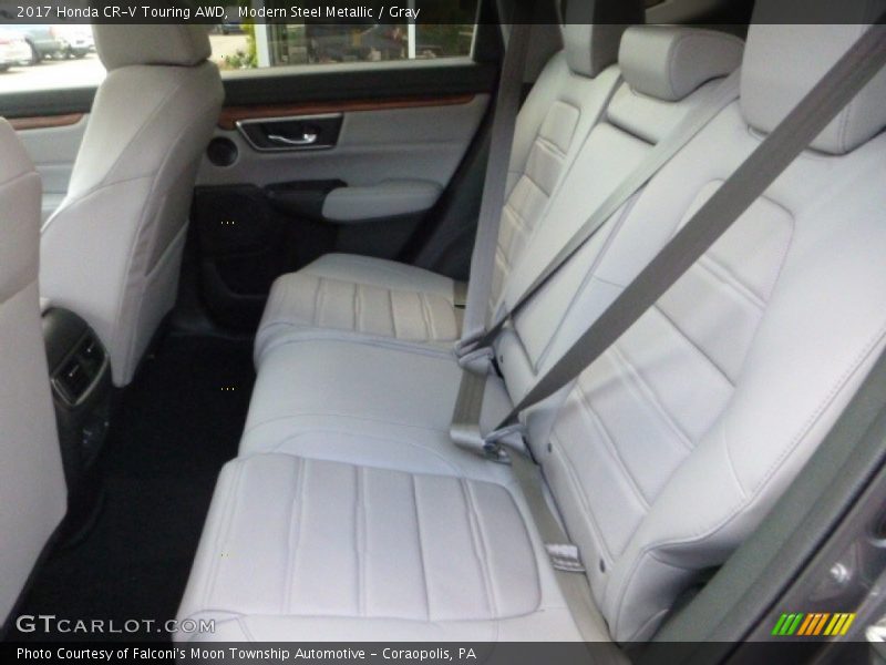 Modern Steel Metallic / Gray 2017 Honda CR-V Touring AWD