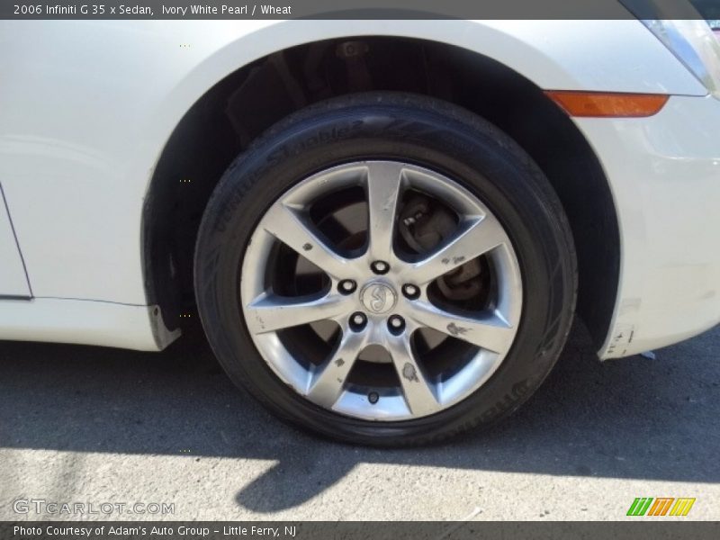 Ivory White Pearl / Wheat 2006 Infiniti G 35 x Sedan